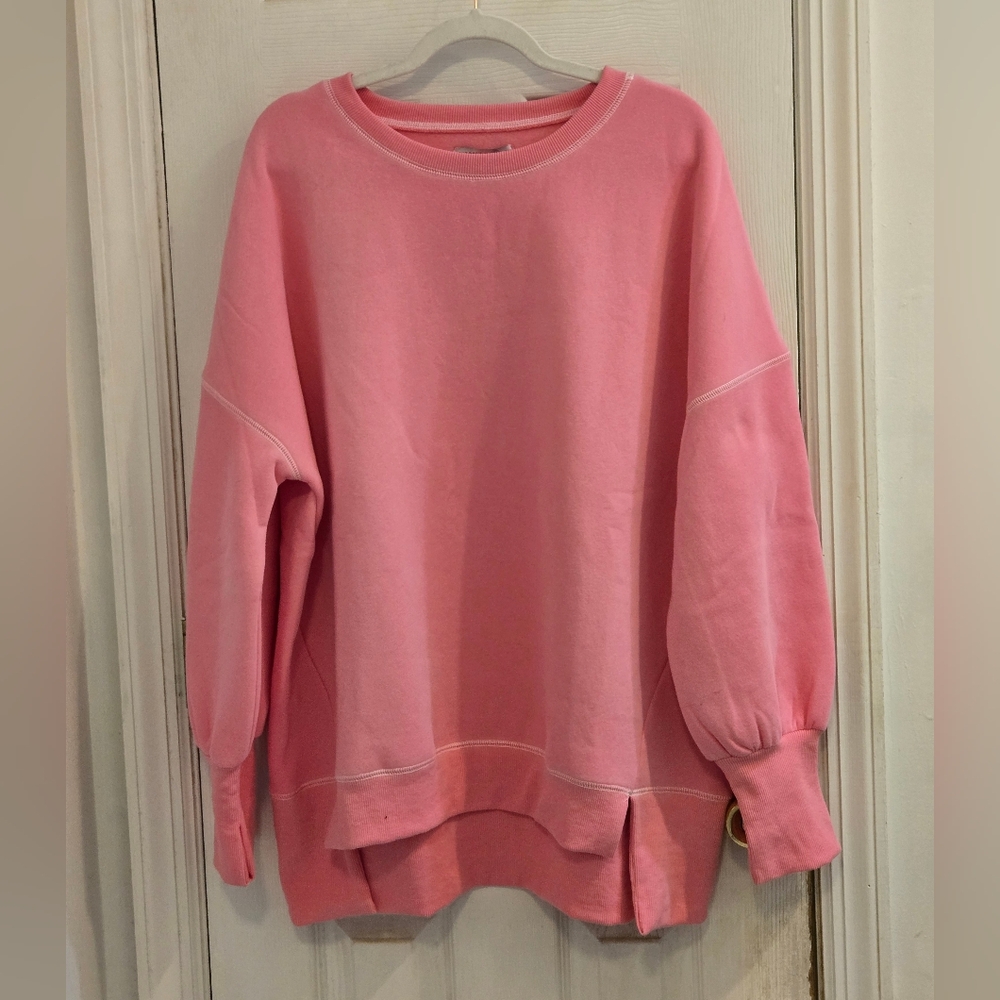 Discount Diva Designs NWT Fleece Oversized Sweatshirt Large - Picture 3 of 9